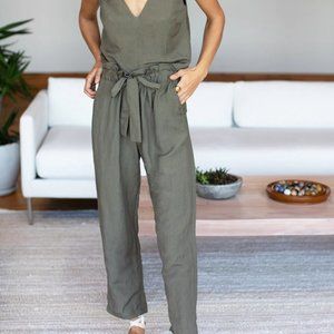 Emerson Fry Paris pant army linen